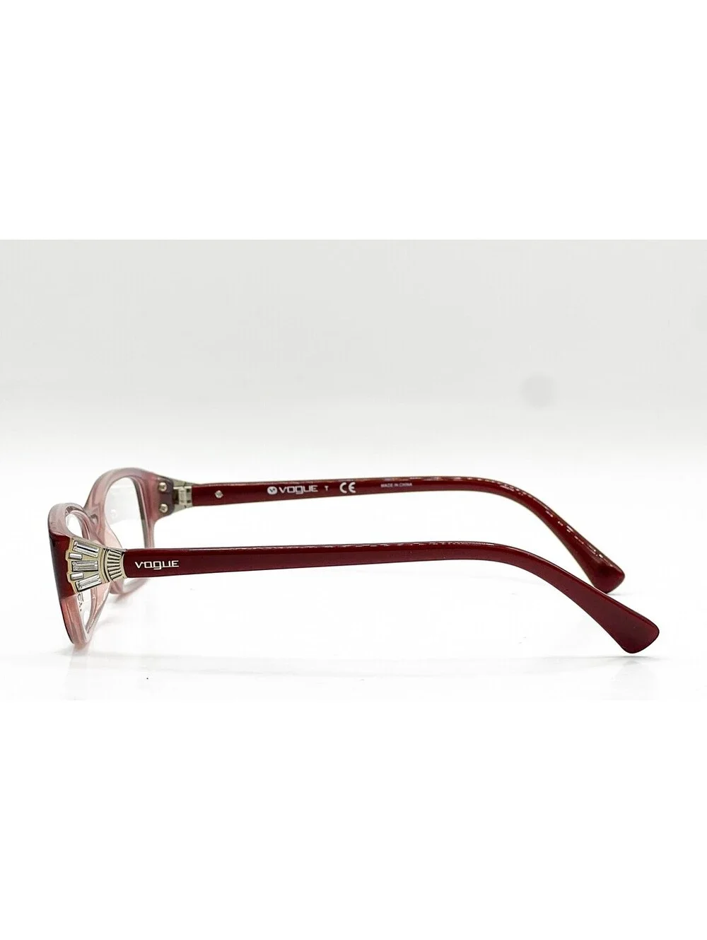 Vogue VO 5059-B 2323 Top Bordeaux on Opal Pink Authentic Eyeglass Frames 50-16